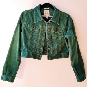Vintage Old Navy Corduroy Cropped Jacket